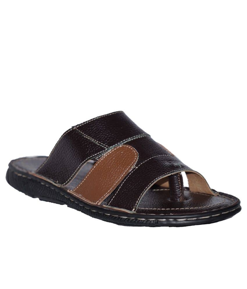 Matrix Leather Slipper for Men