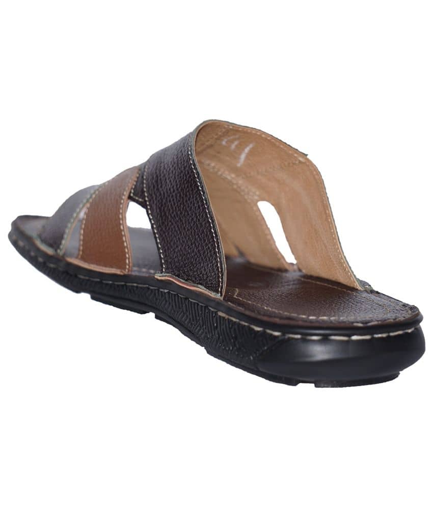 Matrix Leather Slipper for Men