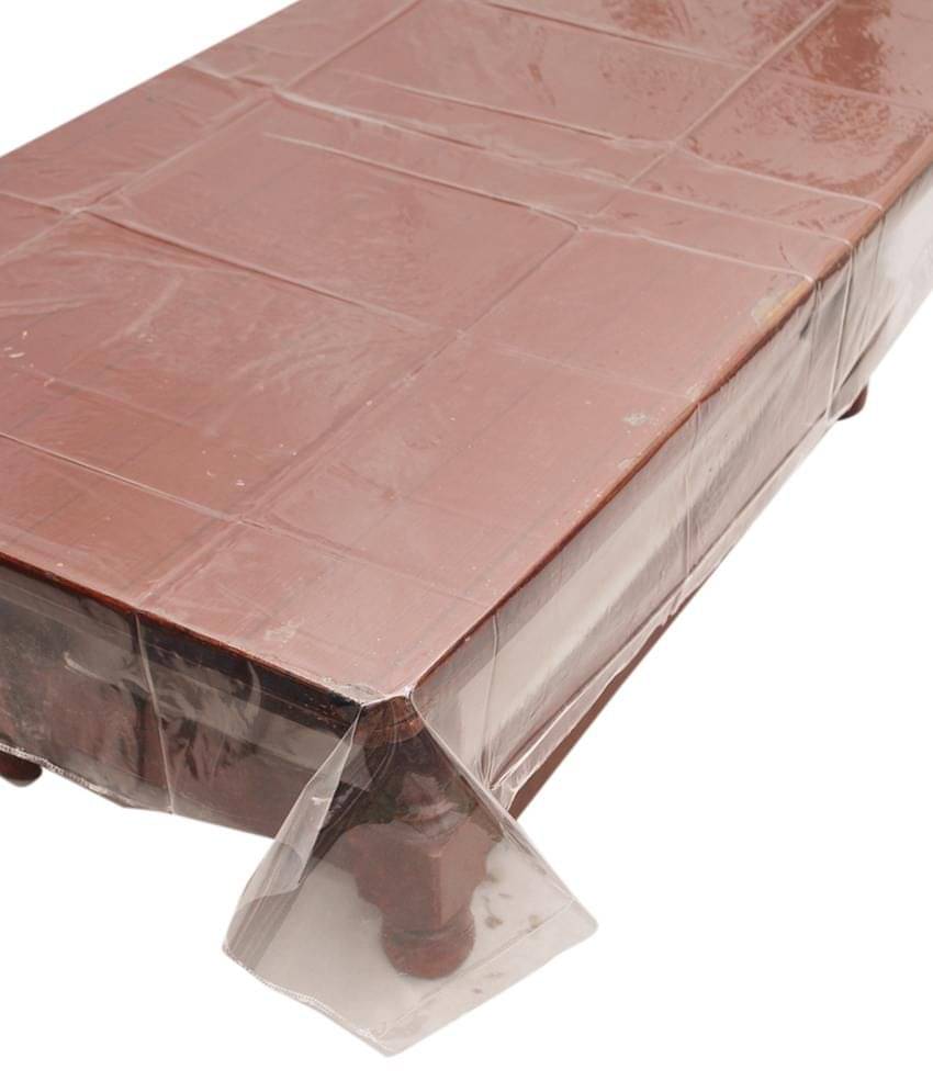 E-Retailer'S Stylish Transparent Without Lace Center Table Cover E-Retailer'S Stylish Transparent Without Lace Center Table Cover
