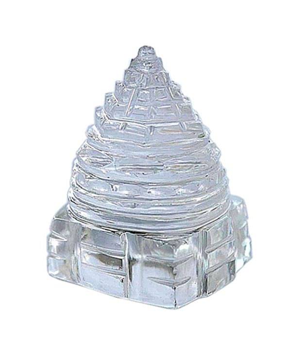     			Champion Square White Crystal Shivling Sphatik