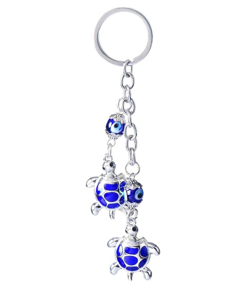     			Shubhh Fengshui Evil Eye Tortoise Keychain For Good Luck