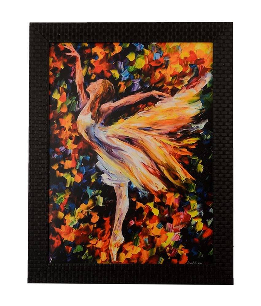 eCraftIndia Multicoloured Dancing Little Angel UV Wall Art eCraftIndia Multicoloured Dancing Little Angel UV Wall Art
