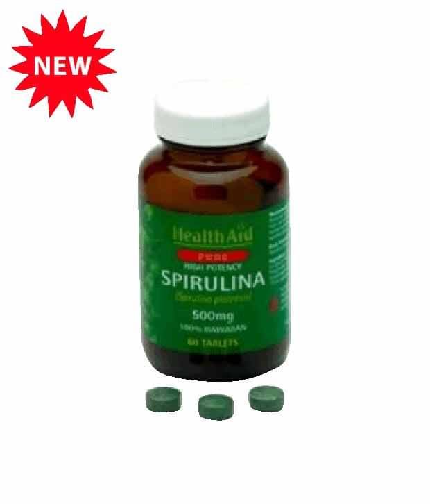     			Health Aid Spirulina 500mg - 60 Tablets