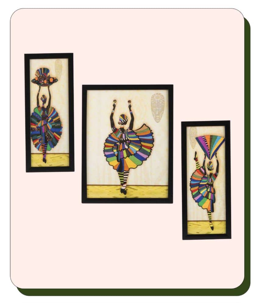 Indianara - Figurative Painting With Frame
