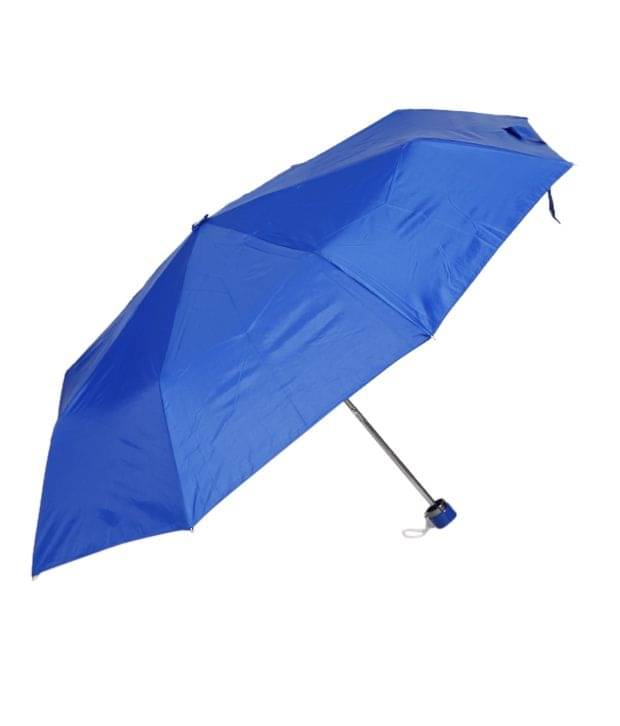     			Bizarro.in Blue 3 Fold Umbrella