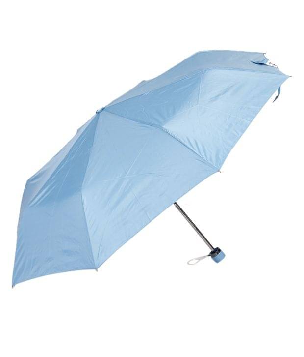     			Bizarro.in Sky Blue 3 Fold Umbrella