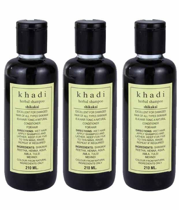     			Khadi Shampoo Shikakai Shampoo-  Tripack 210Ml