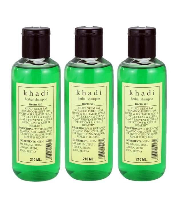Khadi Neem Sat Shampoo- Tripack 210Ml Khadi Neem Sat Shampoo- Tripack 210Ml