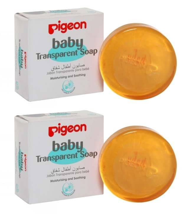 Pigeon transparent soap-80gm-Set of 2 Pigeon transparent soap-80gm-Set of 2