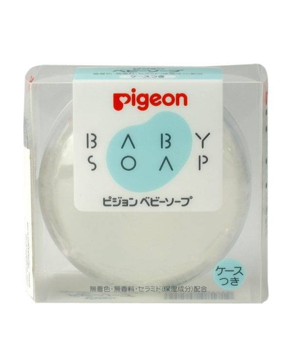     			Pigeon 90G Baby Transparent Soap With Case