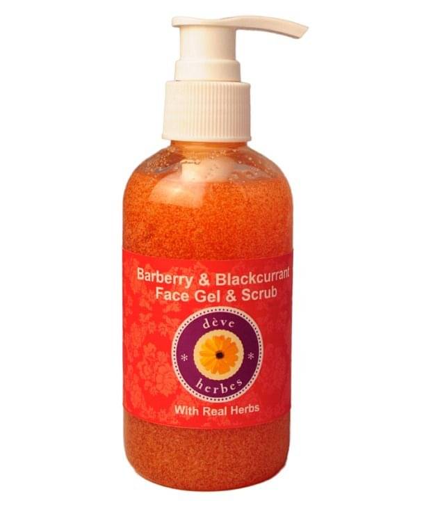 Deve Herbes Barberry & Blackcurrant Face Gel & Scrub 200Ml Deve Herbes Barberry & Blackcurrant Face Gel & Scrub 200Ml