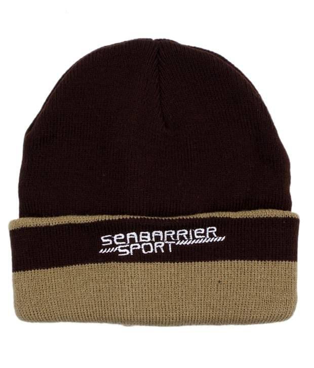     			Bizarro.in Stylish Brown Woollen Cap