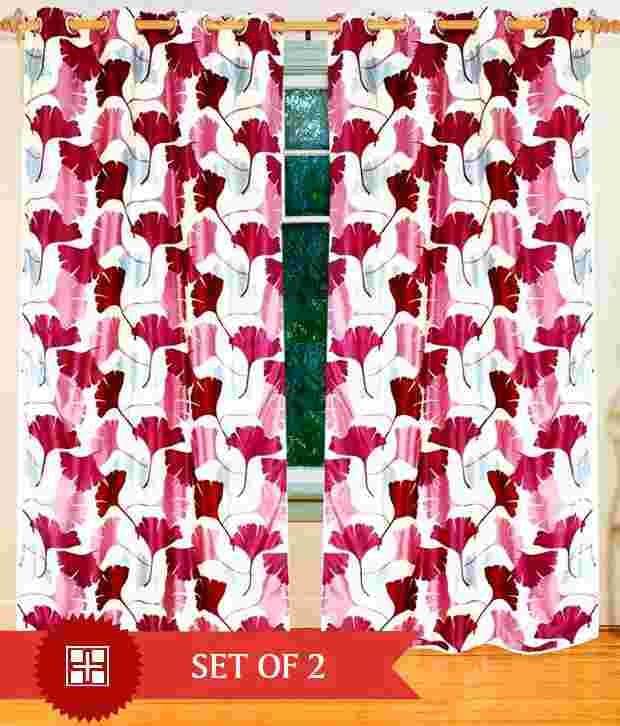     			Home Candy Set of 2 Door Eyelet Curtains