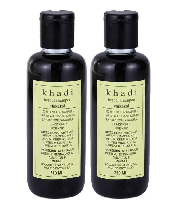 Khadi Shikakai Shampoo- Twin Pack - 210 Ml Khadi Shikakai Shampoo- Twin Pack - 210 Ml