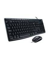 Logitech MK200 USB 2.0 Keyboard and Mouse Combo (Black) With Wire
