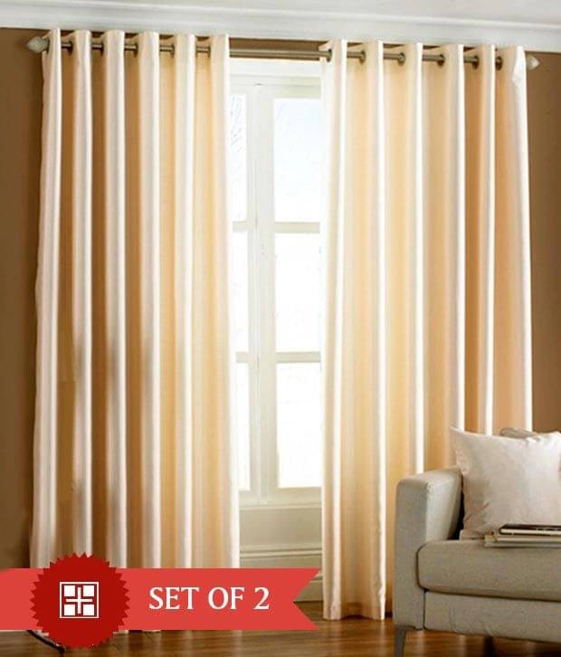     			Home Candy Set of 2 Door Eyelet Curtains
