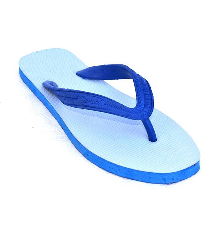 Avi Rubber Arp-Hawai Blue Rubber Slippers - Main Image