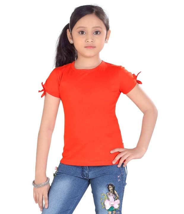 Sini Mini Girls 100% Cotton Tops ( Blue )