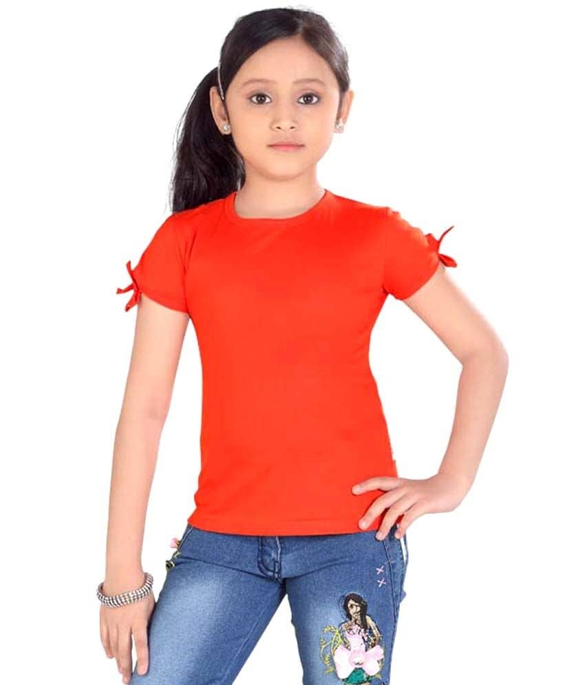 Sini Mini Girls 100% Cotton Tops ( Blue )