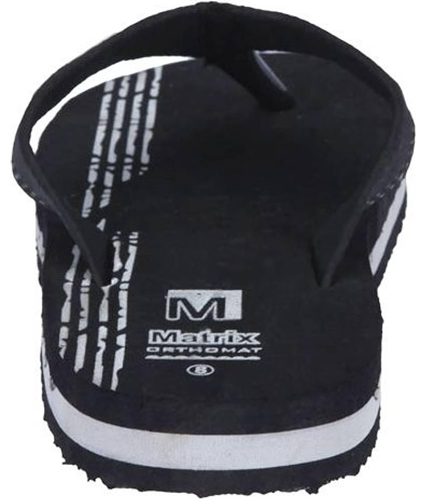 Matrix Black Slippers Flip Flops - Main Image