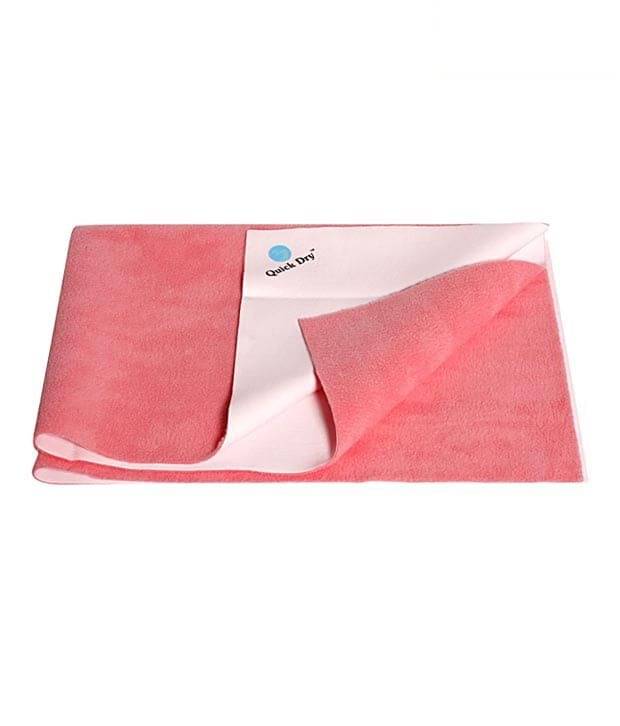 Quick Dry Plain Waterproof Salmon Rose Double Bed Cover Rubber Sheet Quick Dry Plain Waterproof Salmon Rose Double Bed Cover Rubber Sheet
