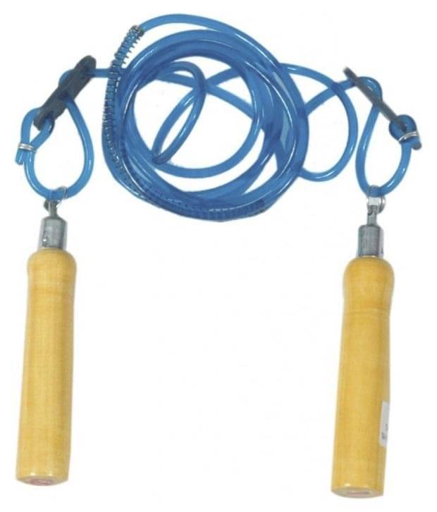     			Body Maxx Adjustable Skipping Rope With Wooden Handle (Assorted Colors)