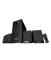 Philips IN- DSP 2800/94 5.1 Speaker System (23W) without USB Port (suitable for small rooms) (No Aux Cable)