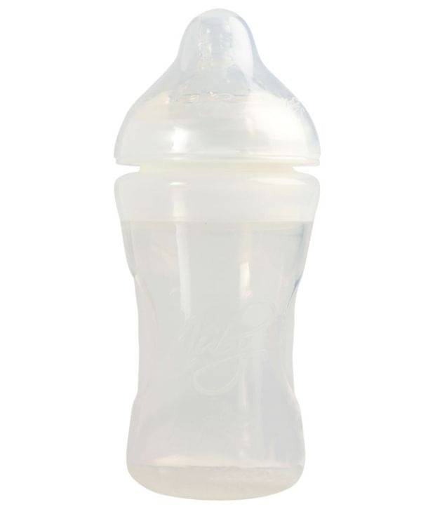 Nuby Silicone bottle with fast flow nipple - 300ml Nuby Silicone bottle with fast flow nipple - 300ml