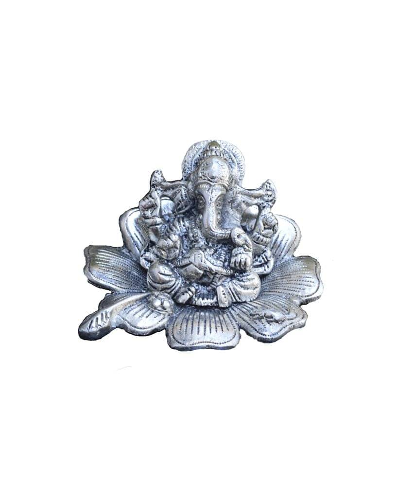     			eCraftIndia Lord Ganesha Statue on Flower