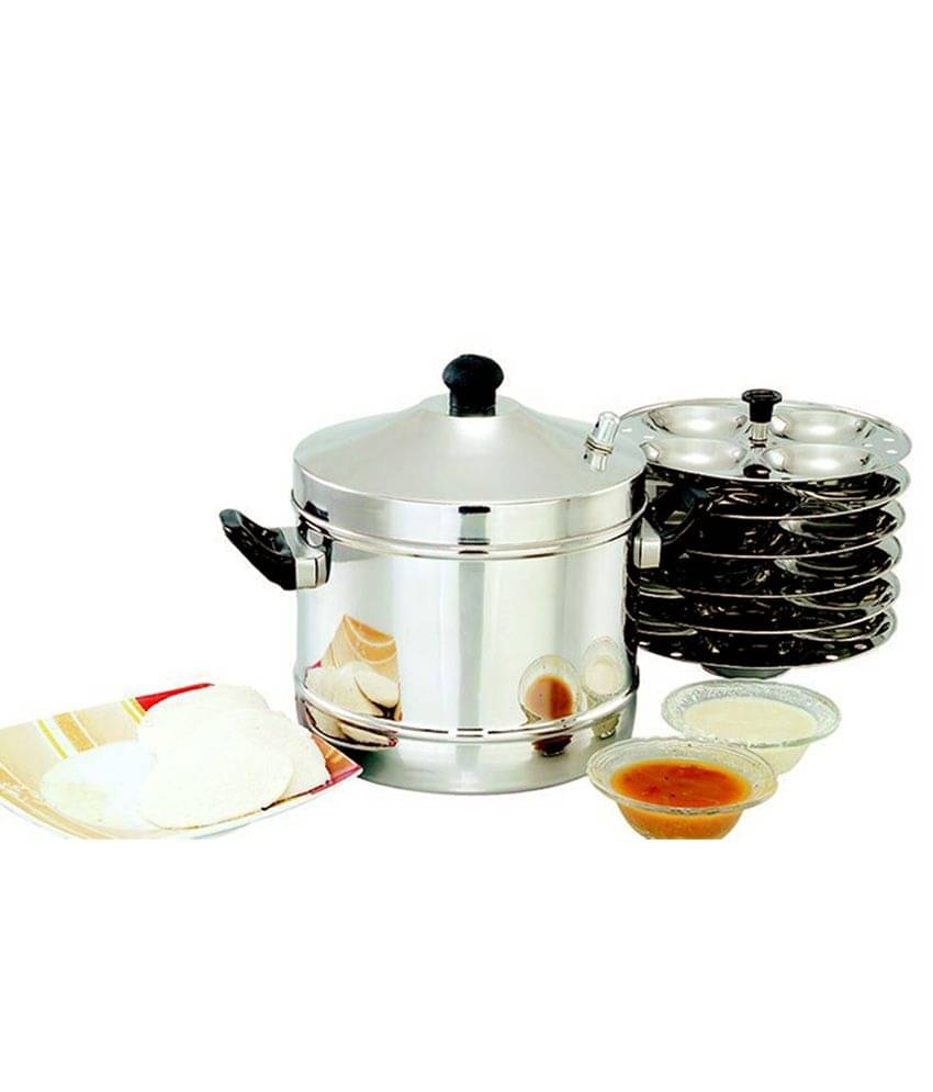     			Mahavir Stainless Steel 6 plate Idli Cooker ( 24 Idlis)