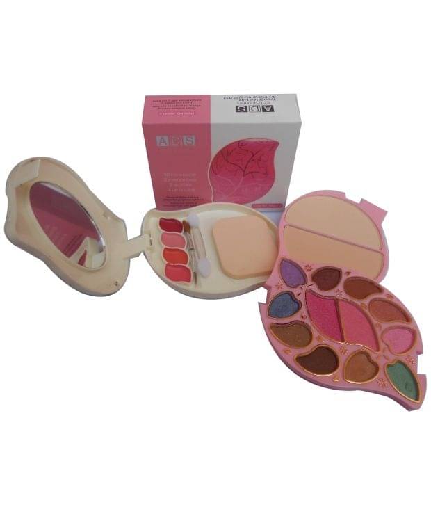     			ADS Makeup Kit Color Series 10Eyeshadow 2Powder Cake 2Blusher 4Lipcolor A82441-2