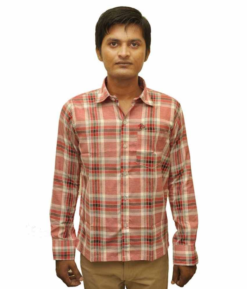     			British Terminal Red Checkered Shirt