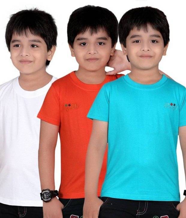 Dongli Pack of 1 Boys Cotton Polo T-Shirt ( Pink ) Dongli Pack of 1 Boys Cotton Polo T-Shirt ( Pink )
