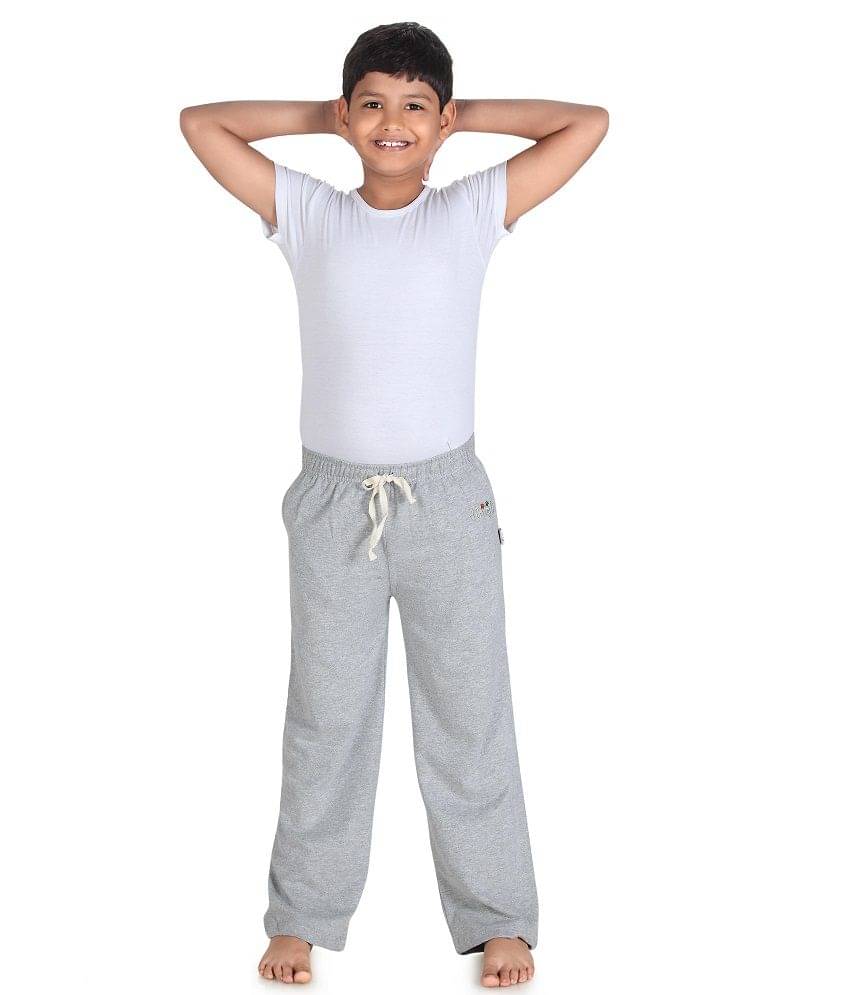     			Dongli Pack of 1 Boys Cotton Trackpant ( Gray )