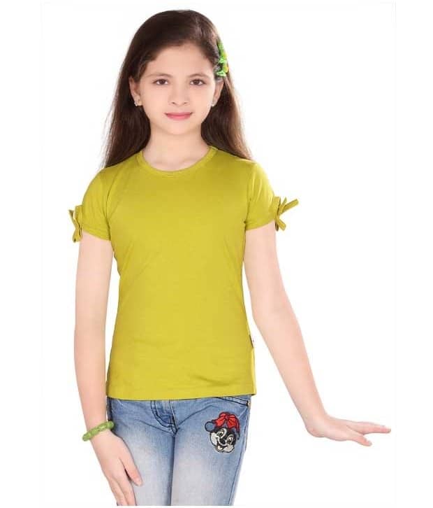 Sini Mini Girls 100% Cotton Tops ( Blue )