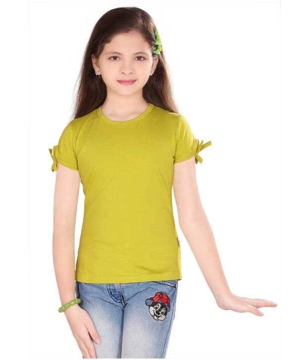     			Sini Mini Girls 100% Cotton Tops ( Blue )