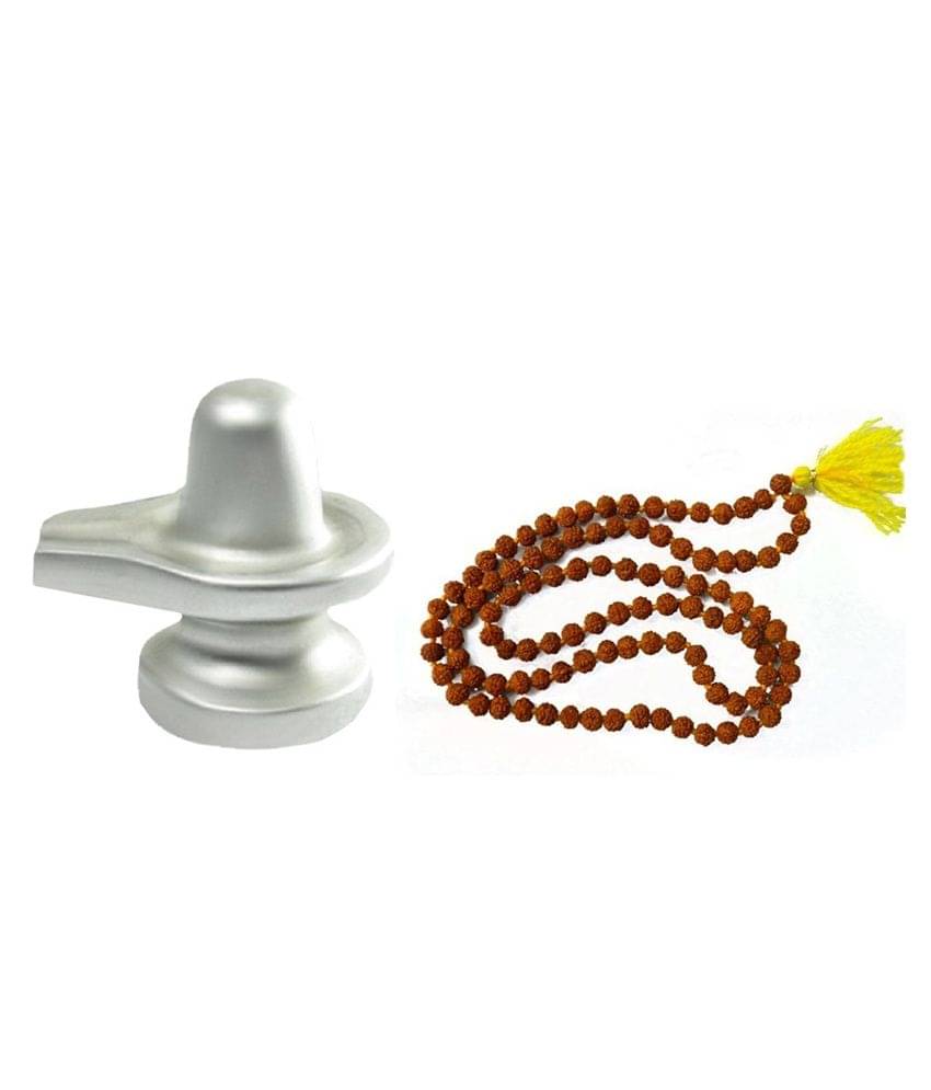     			Shopgenx Parad Shivling (61gm) With Rudraksh Mala 1 Piece