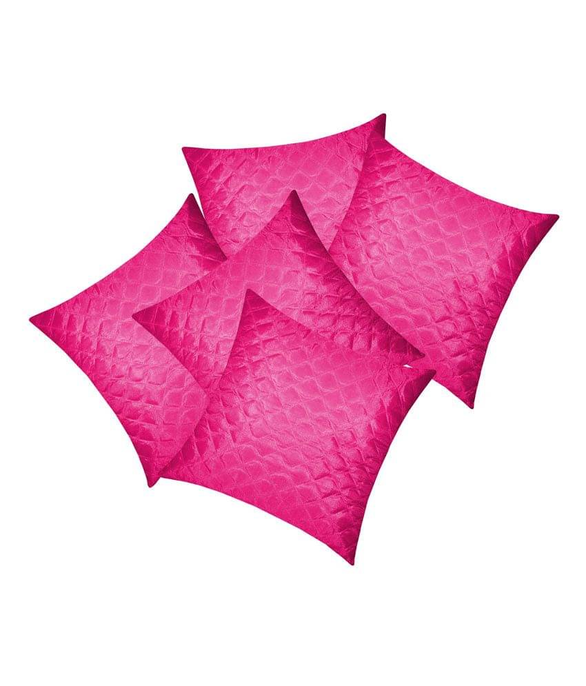 Almighty Square Quilting Cushion Cover Fuchsia 40 X 40 Cms (5 Pcs Set) Almighty Square Quilting Cushion Cover Fuchsia 40 X 40 Cms (5 Pcs Set)
