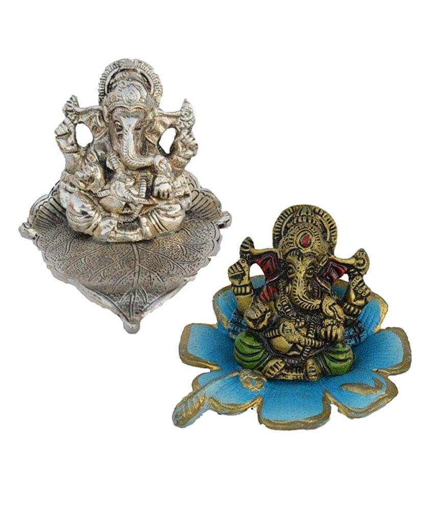 eCraftIndia Set of 2 Lord Ganesha Statues eCraftIndia Set of 2 Lord Ganesha Statues