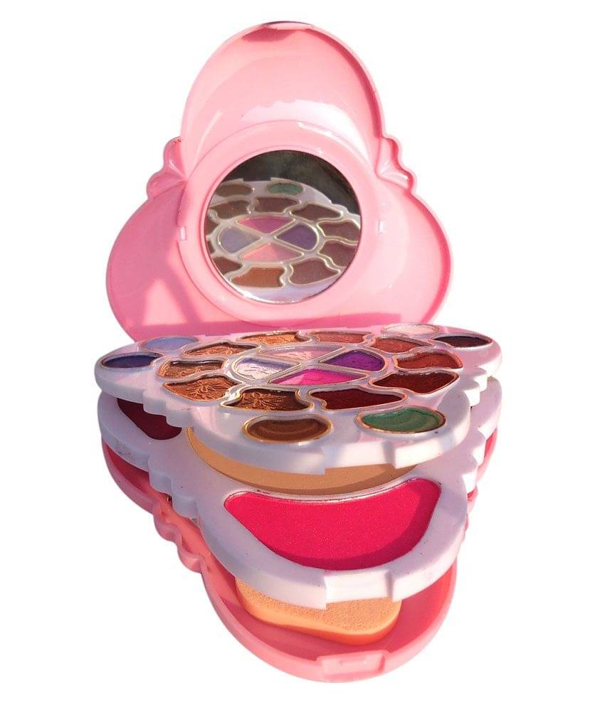     			ADS 20 Color Eyeshadow India Makeup Kit A8163-2, With Compact & Blusher & Makeup Sponge/Brush