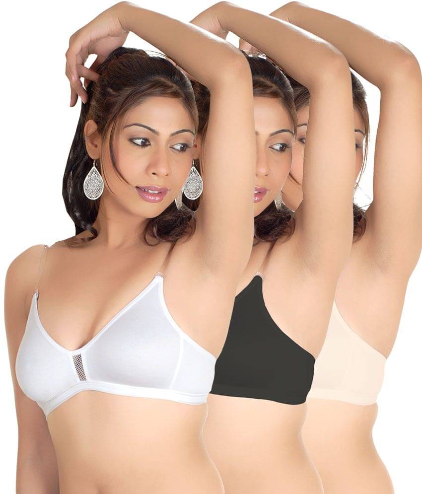 Selfcare Pack of 3 Women's T-Shirt Bra ( Multi Color ) Selfcare Pack of 3 Women's T-Shirt Bra ( Multi Color )