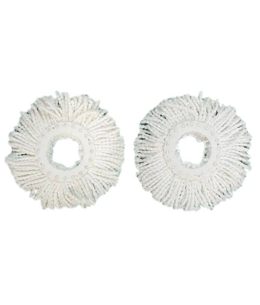     			Snaptic New Microfibre Mop Heads For Magic Mops / Spin Mops / Easy Mops(2pcs Set)