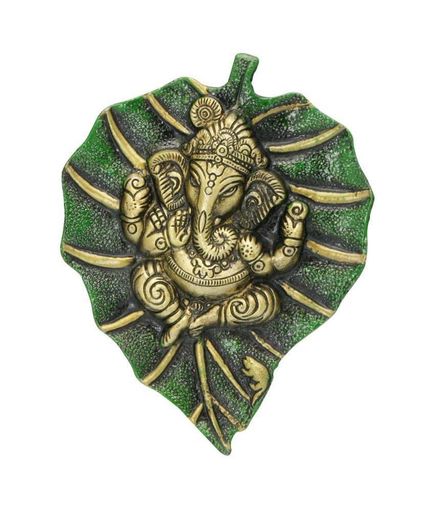     			eCraftIndia Textured Ganesha Figurine Showpiece