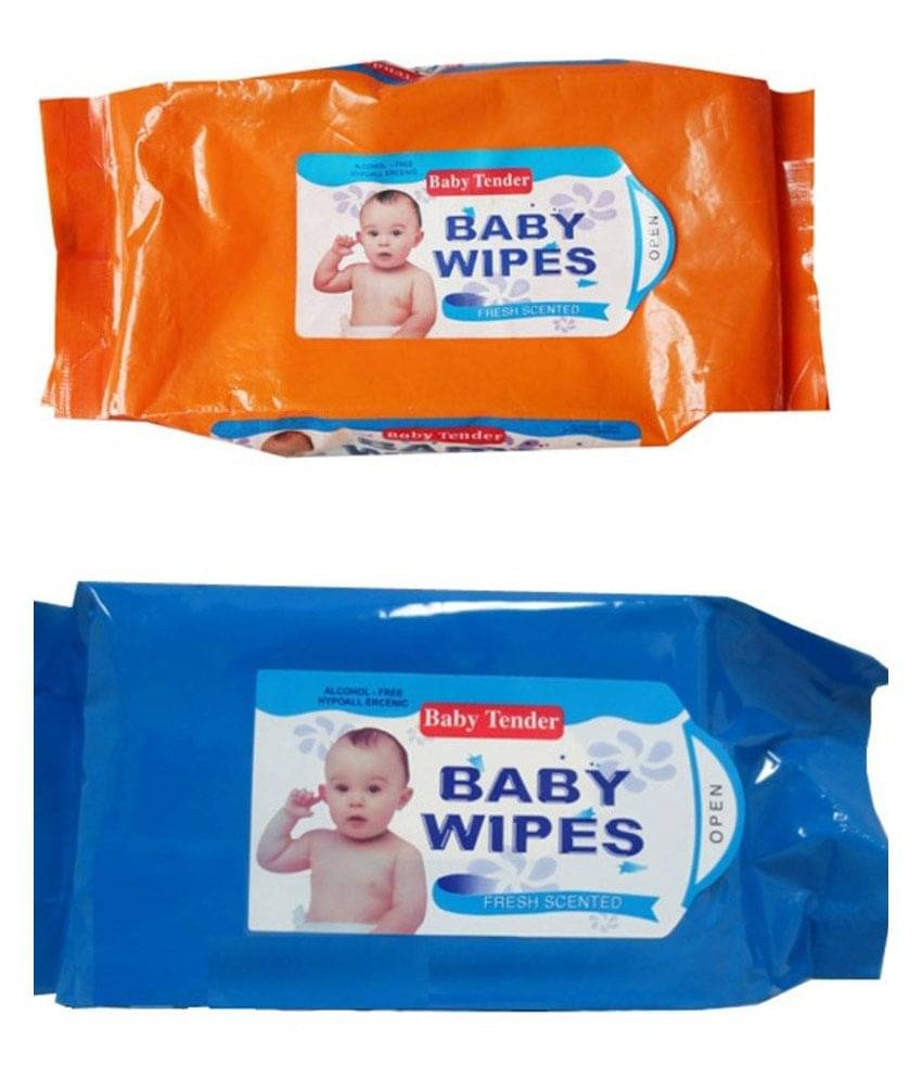     			Rudham Baby Wipes Pack Of 2 -80 Wipes Each