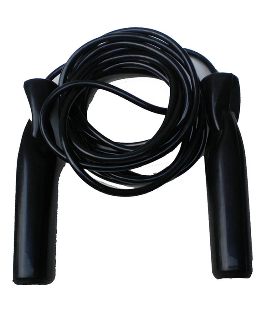 Lew Plastic Handle Skipping Rope Adult Women and Men, Speed Rope with Anti Slip Handles - Ideal for Fitness, Stamina, MMA Boxing, Gym Workout, Crossfit & Exercise - Sports and Fitness Equipment | Buy online on ZillyBuy