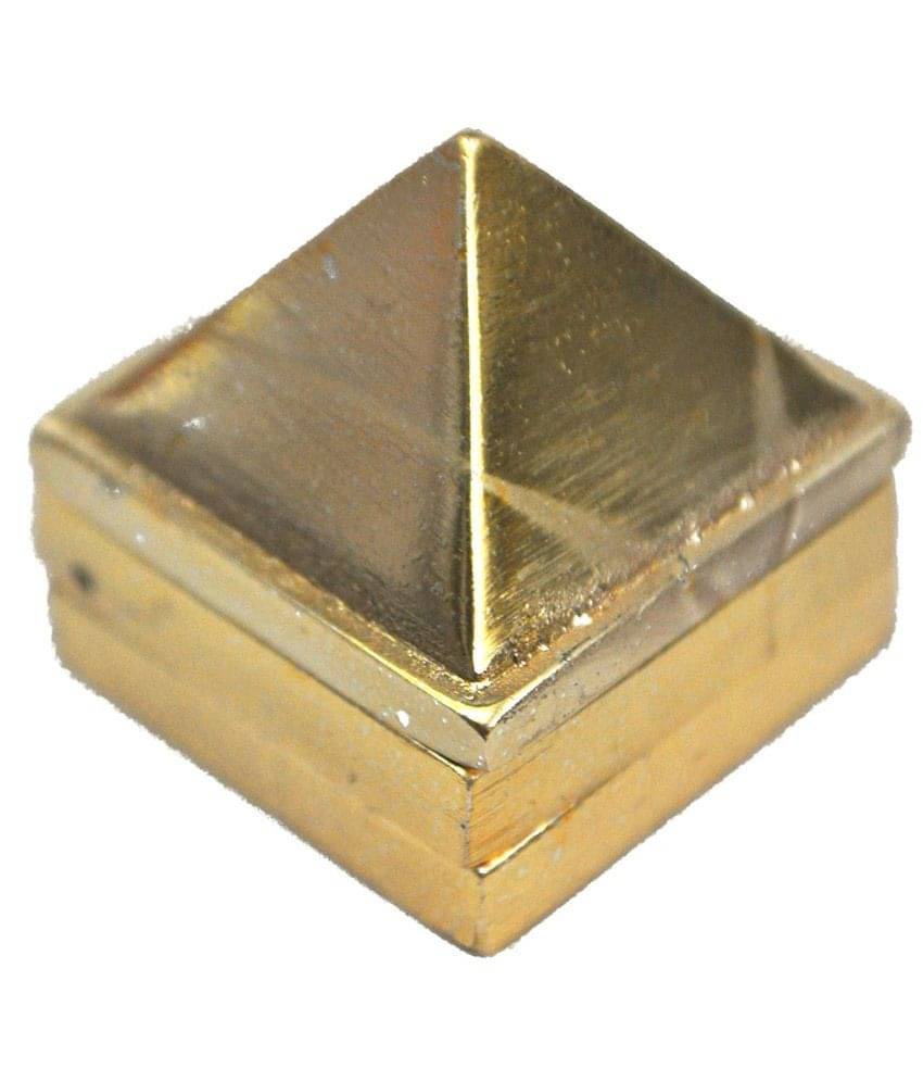     			Aakrati Beautiful Pyramid Yantra For Worship Zinc Made