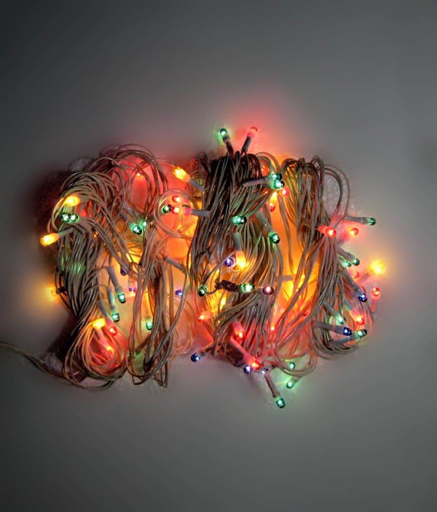 101 Lighting Multi-colour Pvc Rice Light For Diwali Decoration (pack Of 2) 101 Lighting Multi-colour Pvc Rice Light For Diwali Decoration (pack Of 2)