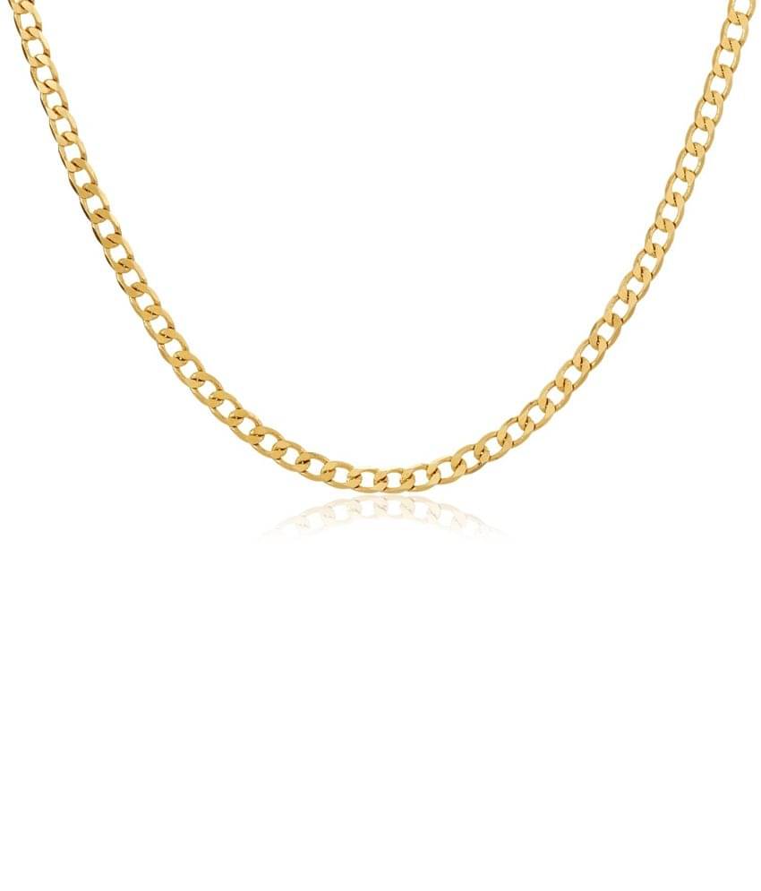 18 KT Gold Plated Links Chain Gold for Men & Women by GB Jewellery 18 KT Gold Plated Links Chain Gold for Men & Women by GB Jewellery
