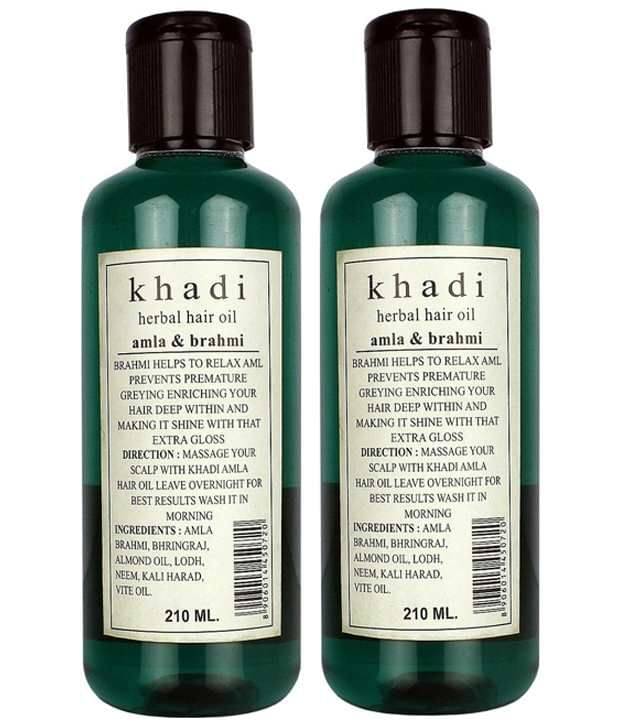     			Khadi Amla And Brahmi Oil (pack Of 2) 210ml Each
