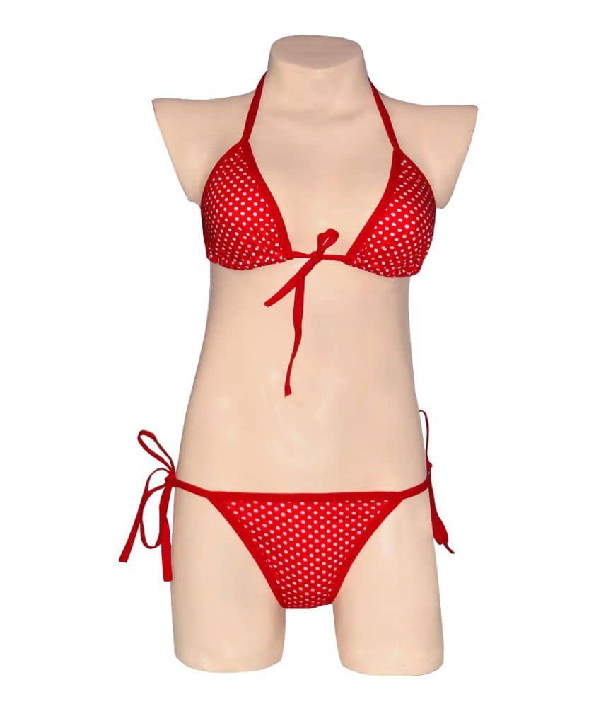 Selfcare Red Non-padded Bra And Panty Set